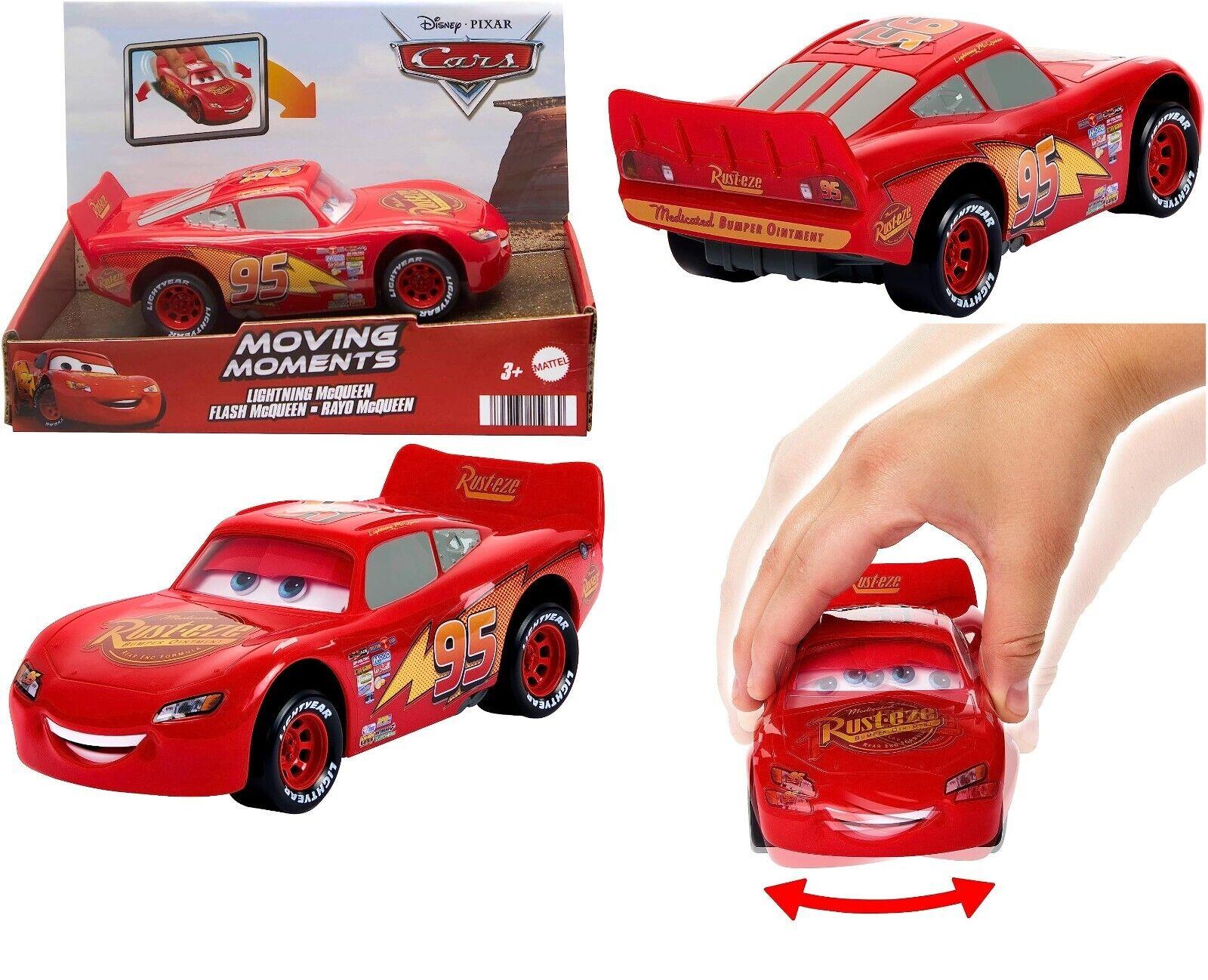 Disney Pixar- Lightning Mcqueen-Cars Toy Car with Moving Eyes Mouth Fun