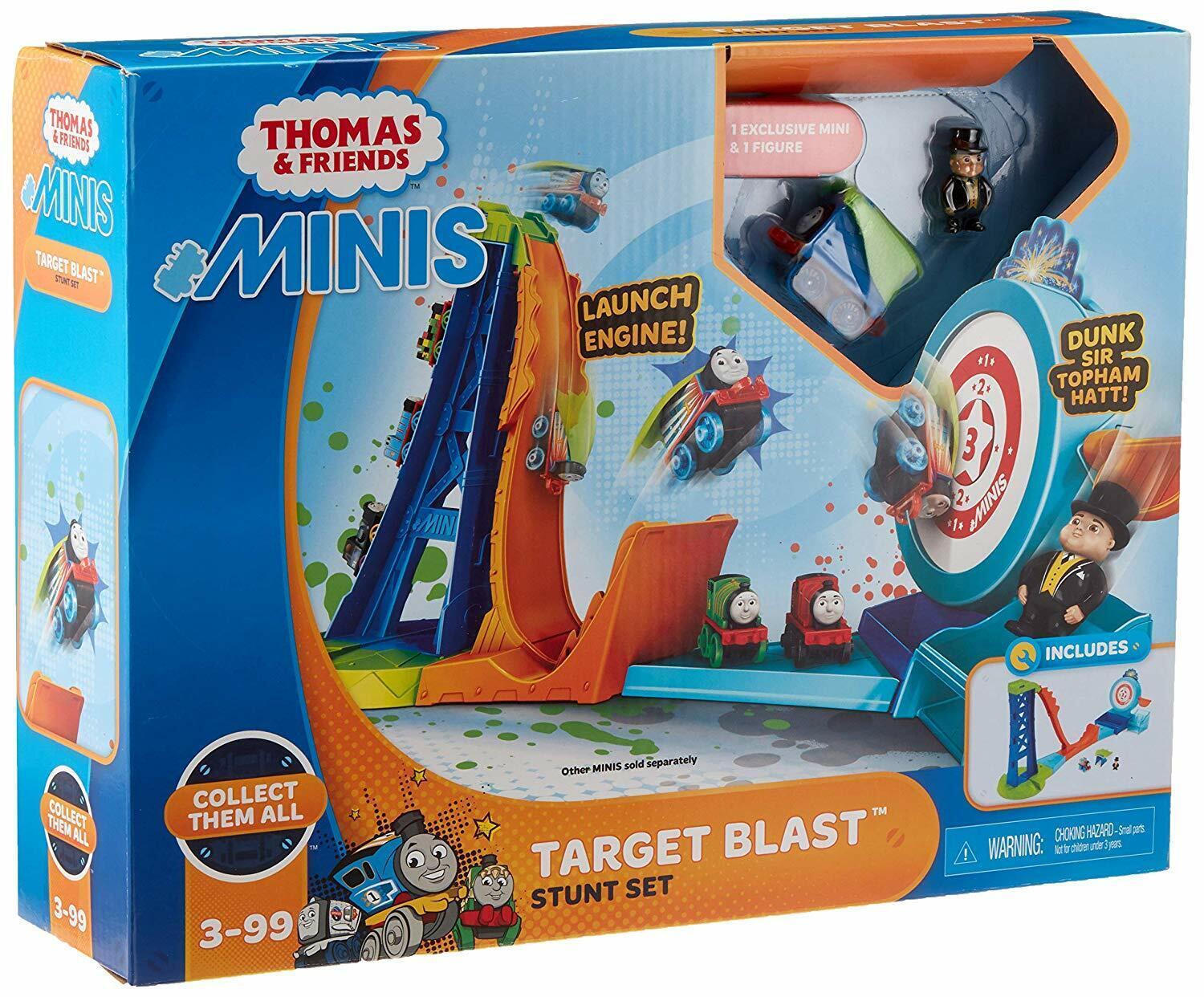 Thomas and Friends MINIS Target Blast Stunt Set Ages 3+ Toy Train Track Race
