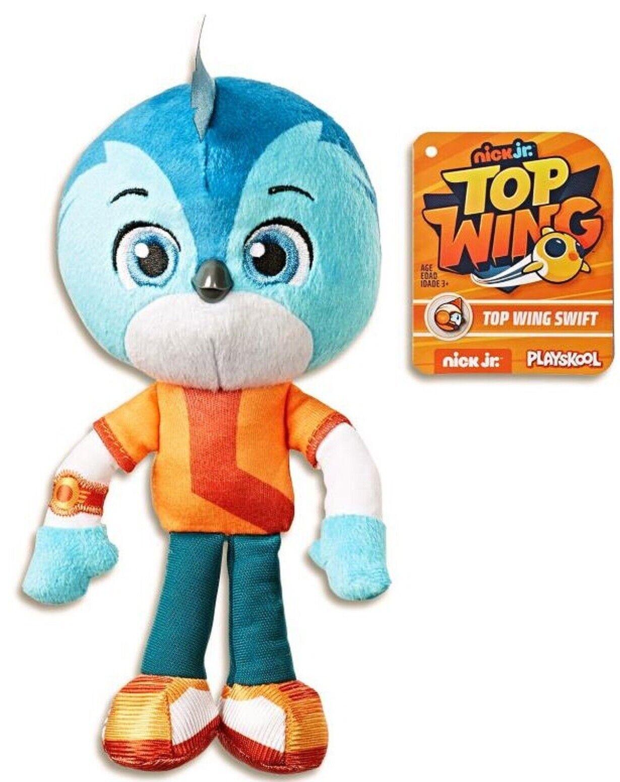 Playskool Top Wing 5 Inch- Swift -Basic Soft Plush Ages 3 Toy Plane Car Jet Pet