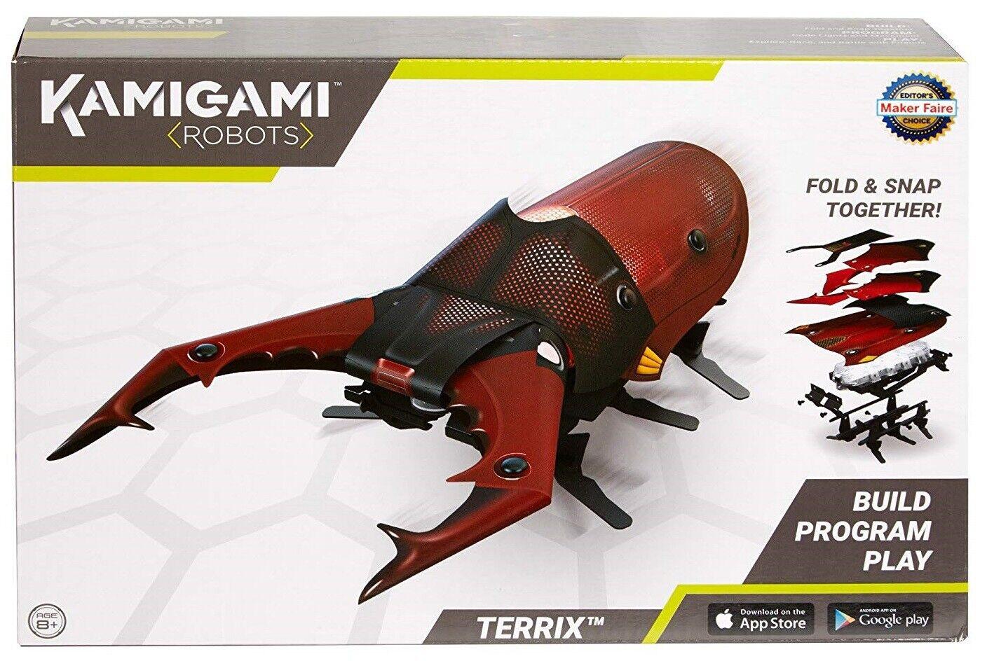 Kamigami- Terrix -Robot Ages 8+ Toy Fight Insect App