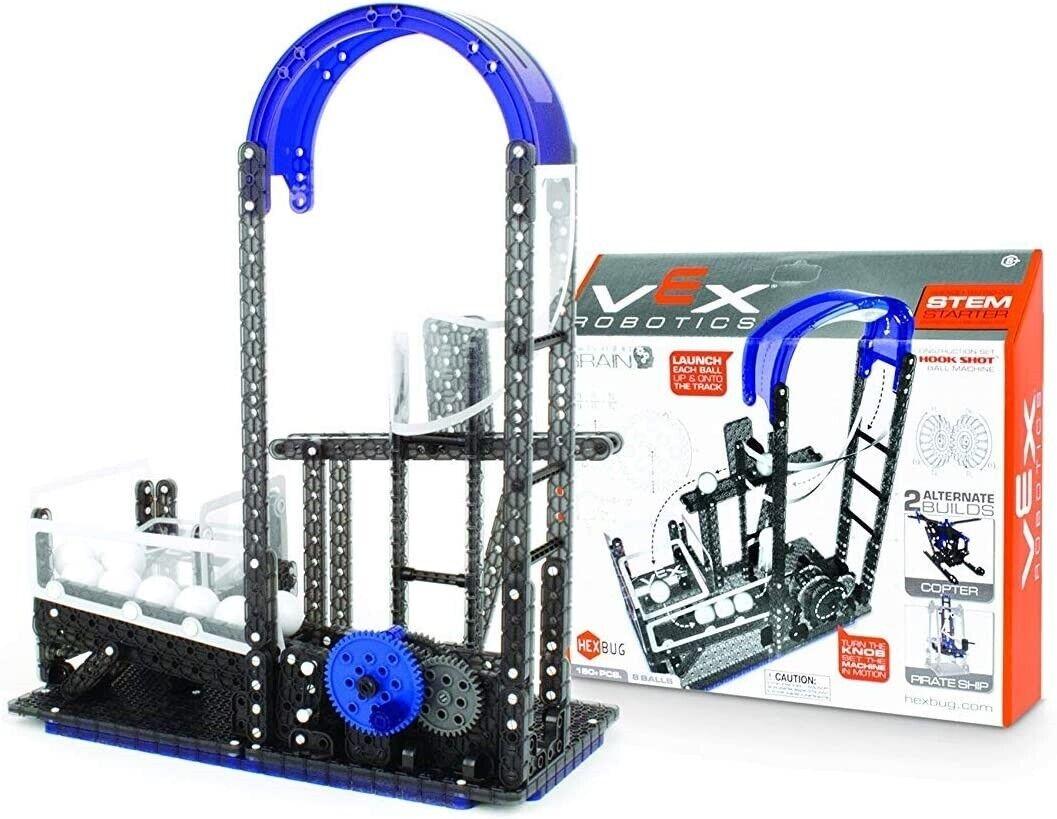 Hexbug Vex Robotics Hook Shot Ball Machine Construction Set Pirate Ship Copter