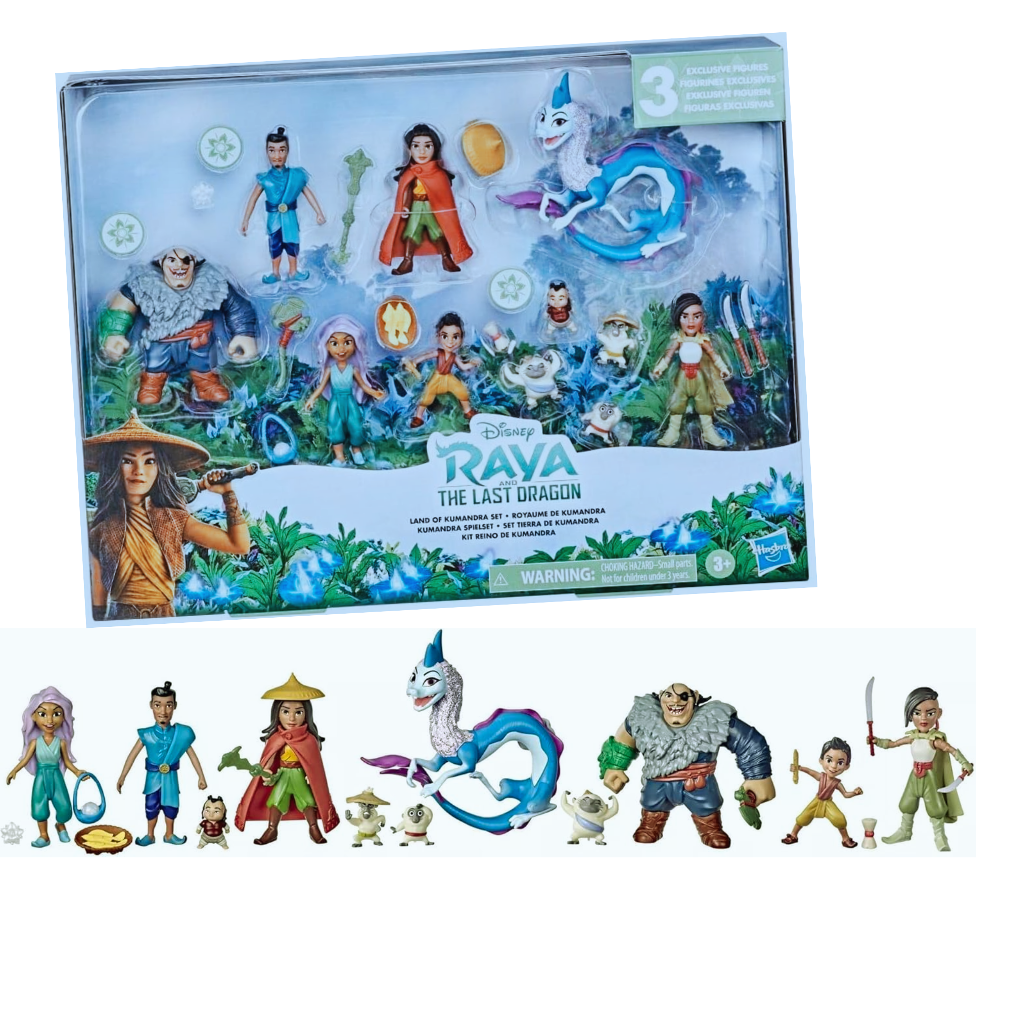 Disney Raya and The Last Dragon Land of Kumandra Playset Gift