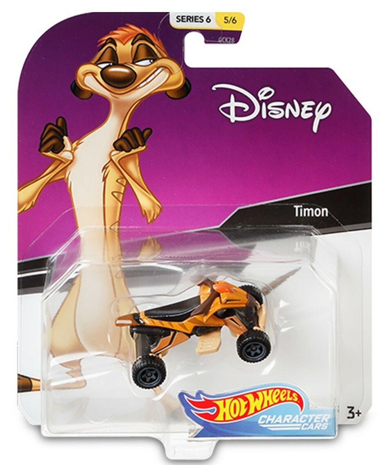 Hot Wheels Disney Die-Cast-Timon-Car 3+ toy character car