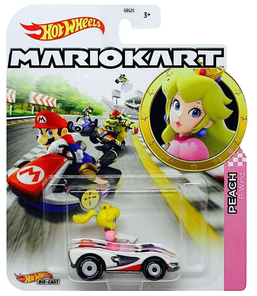 Hot Wheels Gaming Character Princess Peach 2 Car for Ages 3+ Toy Race Play Game