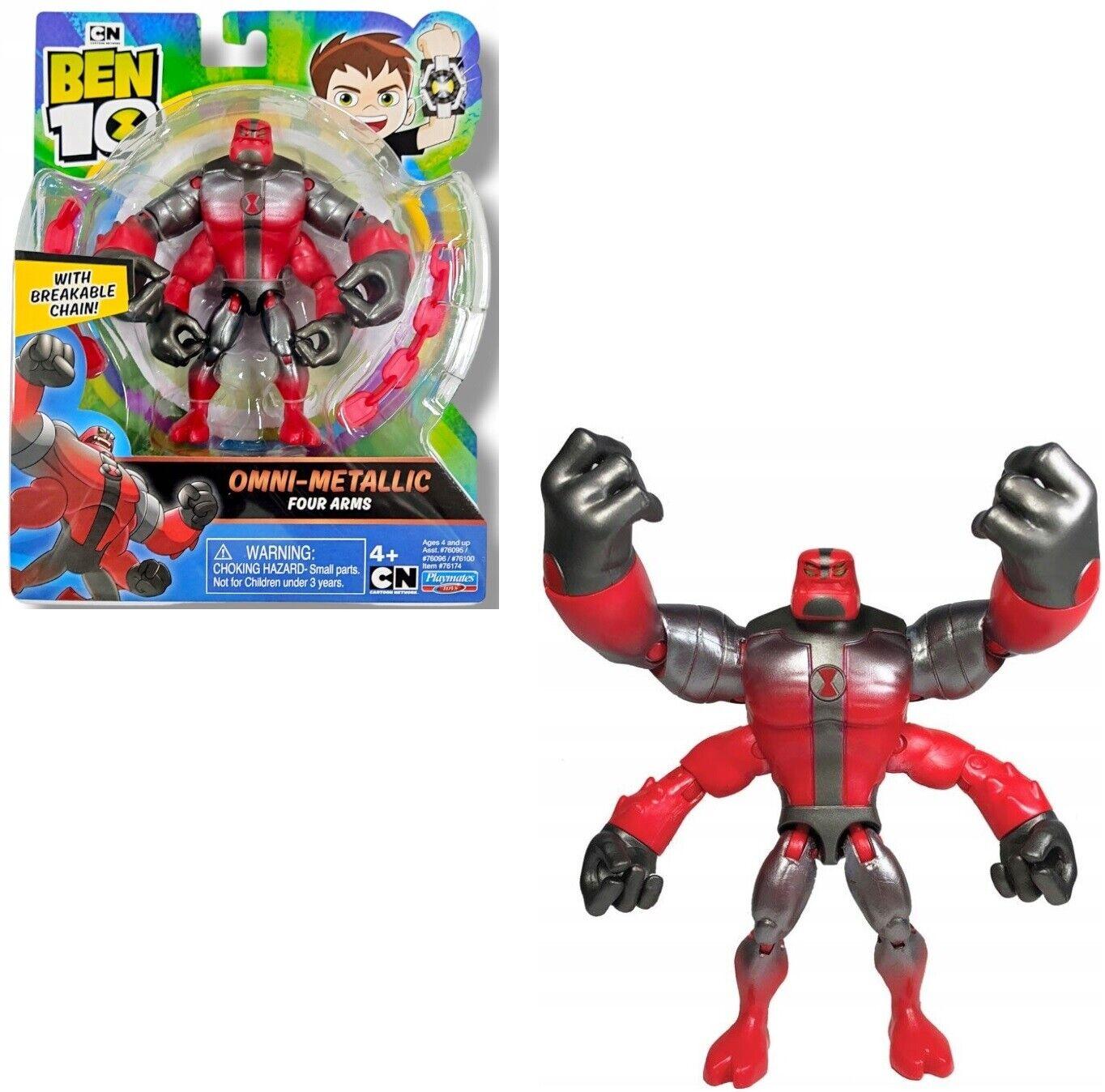 Ben 10 Omni-Metallic Four Arms Cartoon Network Play Gift Assorted Ages 4+ New Toy