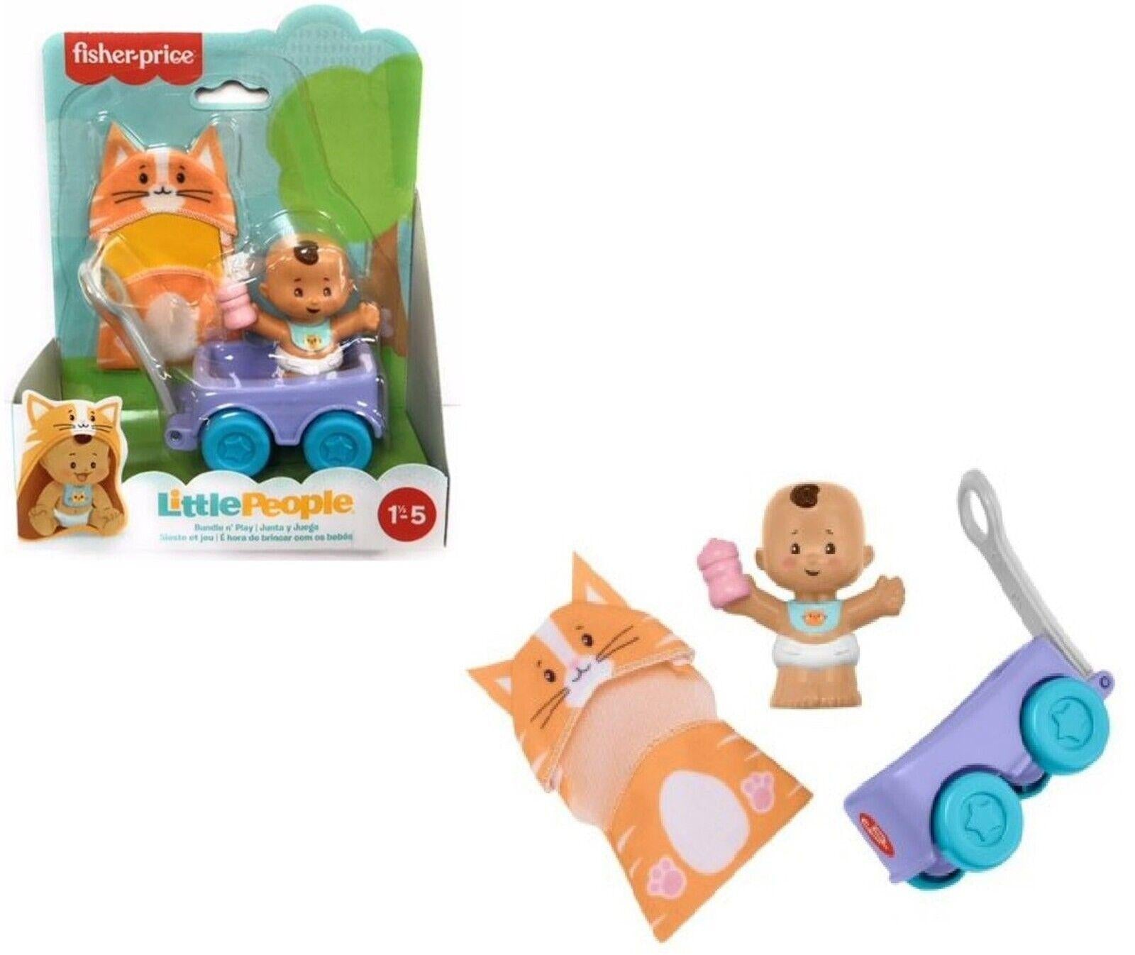 Fisher Price Little People Bundle n Play Ages 2+ Toy Playset includes wagon and Baby