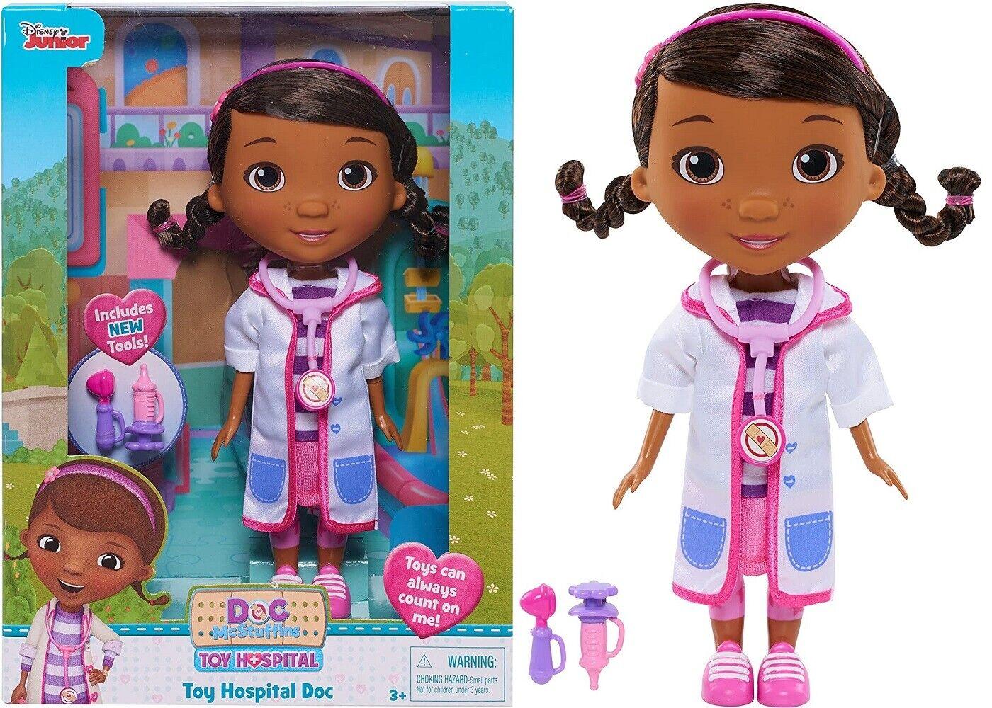 Doc McStuffins Toy Hospital Doc Doll Ages 3+ New Toy Doctor Suit Play Gift Set