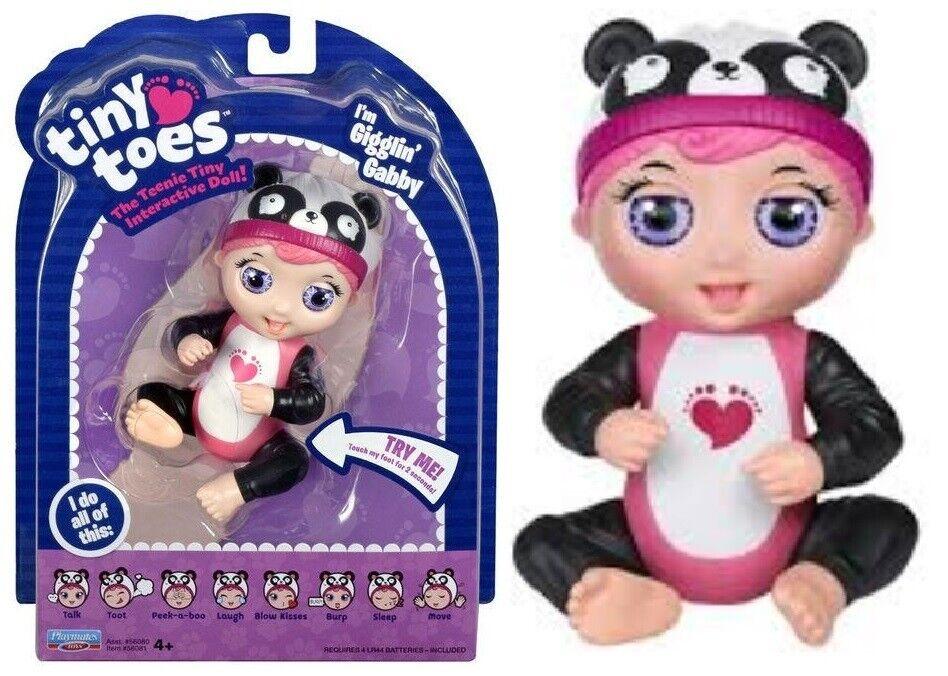 Tiny Toes Panda Baby Doll Ages 4+ Toy Play Laughing Interactive Gift
