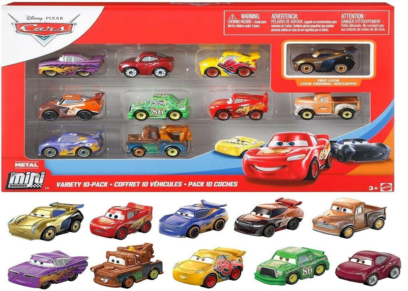 Disney Cars Metal Material Variety Minis Racers-Pack Ages 3+ Toy Car