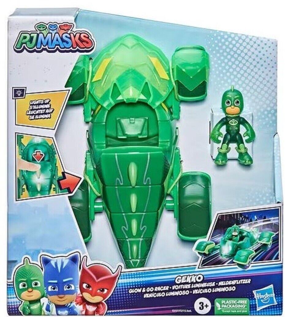 PJ Masks Glow & Go Racer Vehicles Gekko Mobile Ages 3+ New Toy Race Car