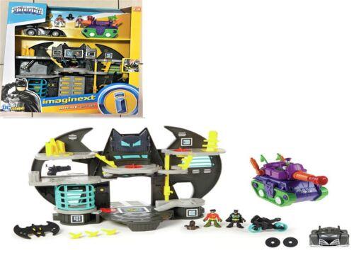 DC Super Friends Imaginext Batcave Ages 3+ Toy Batman Batmobile Car Bike Race