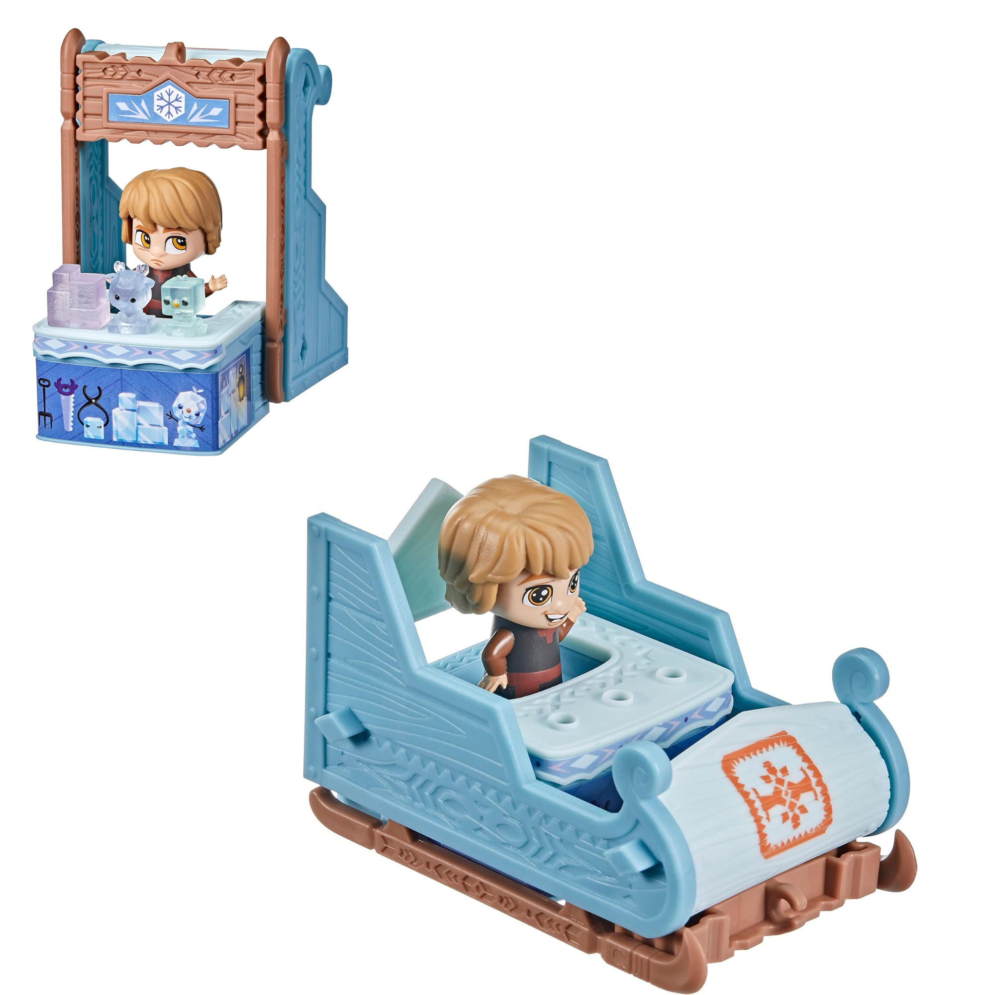 Disney Frozen Mini Doll Twirl Abouts Sled 2-in-1 Playset Kristoff