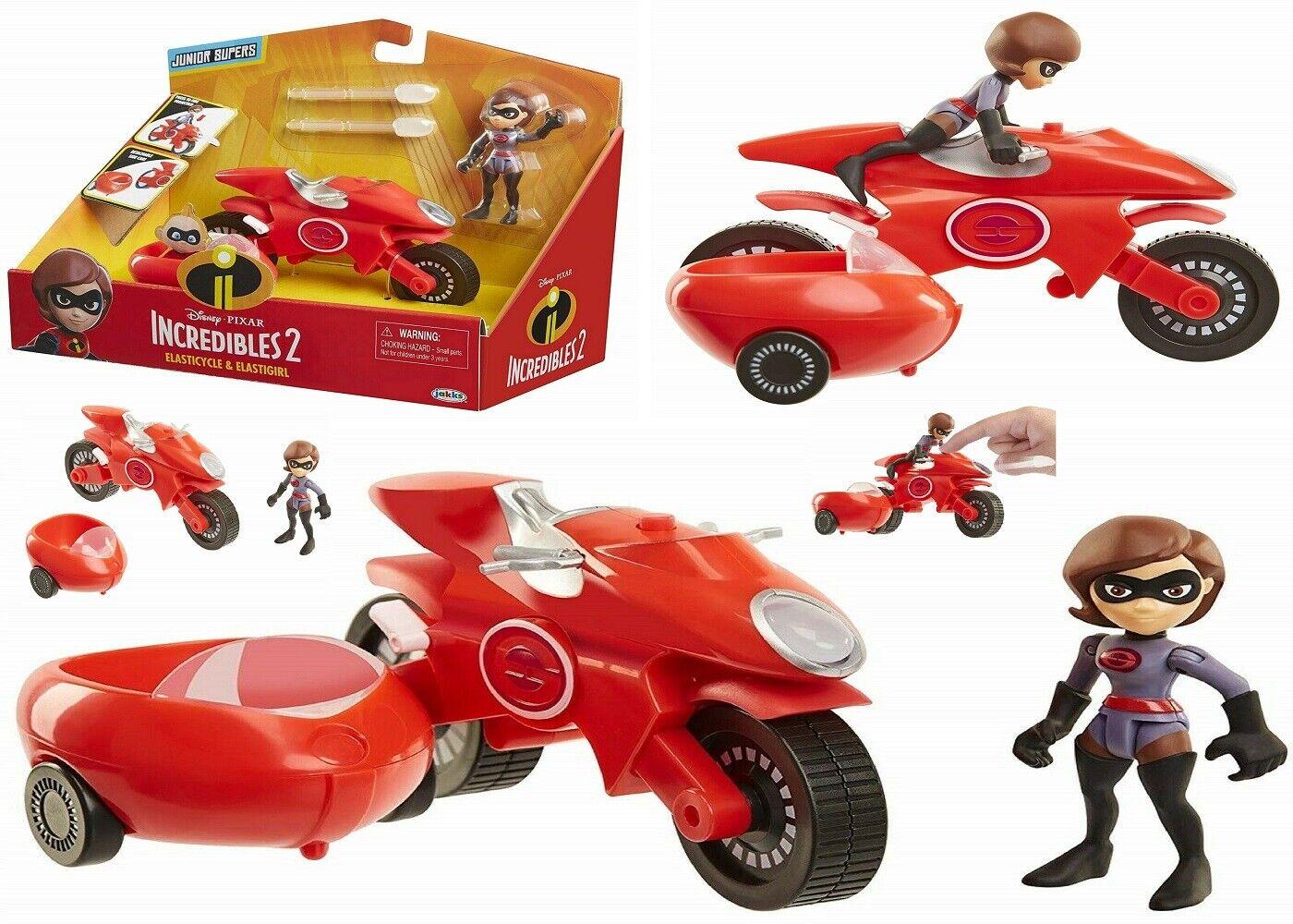 Incredibles 2 Junior Elasticycle and Elastigirl Playset Age 3+ Toy Play Car Race