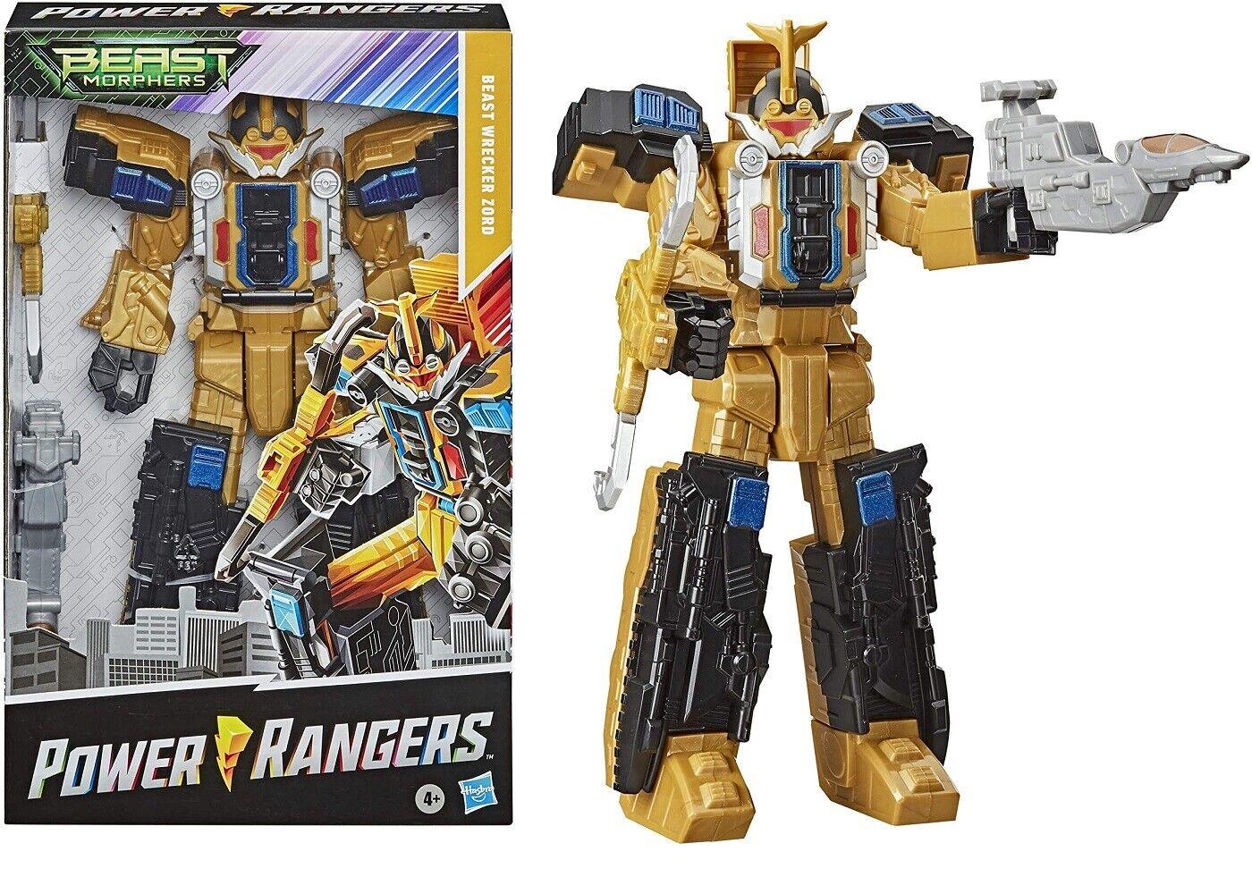 Power Rangers Beast Morphers Wrecker Zord Age 4+ Toy Action Megazord Robot Sword