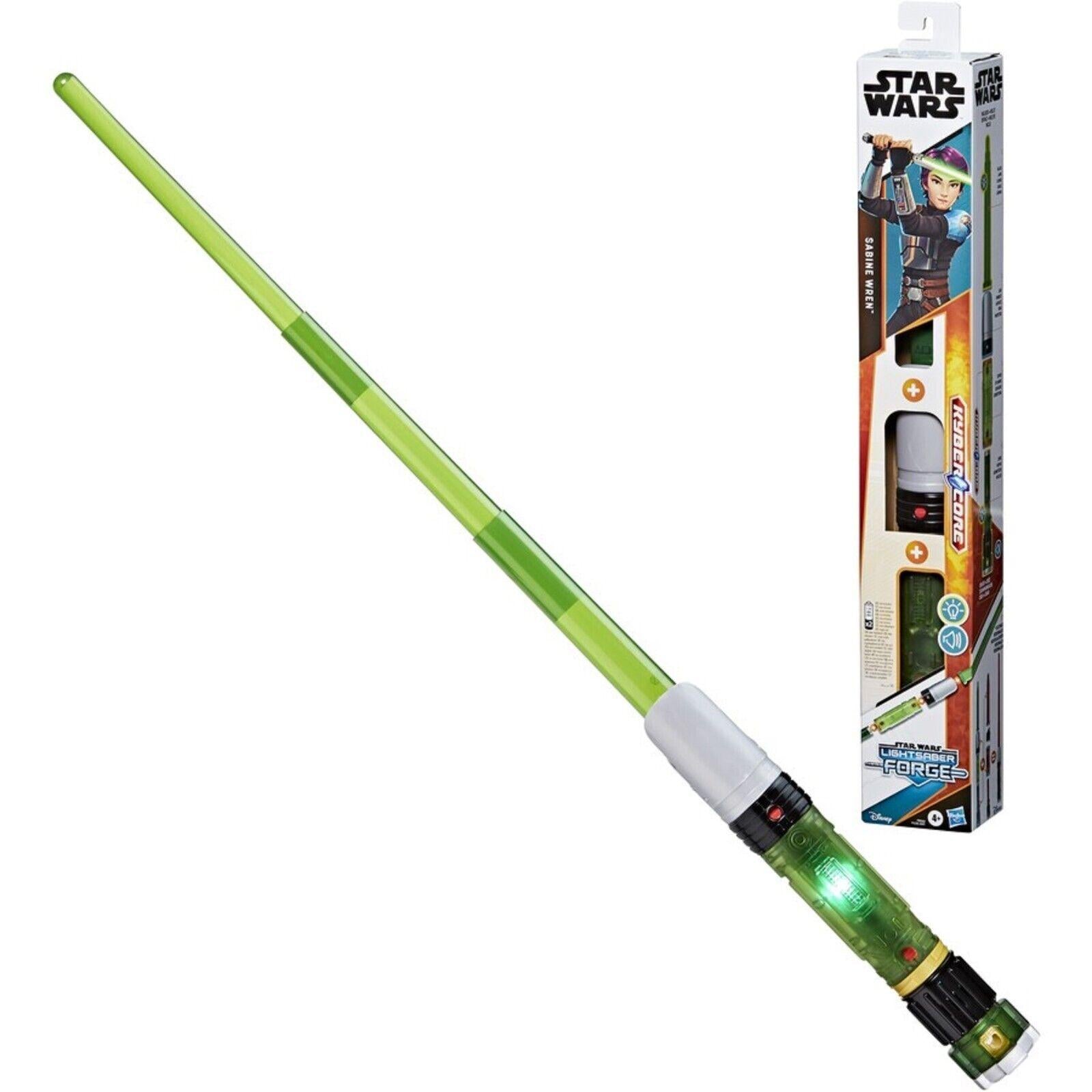 Star Wars Lightsaber Forge Kyber Core Electronic Bladebuilder Sabine Wren Play