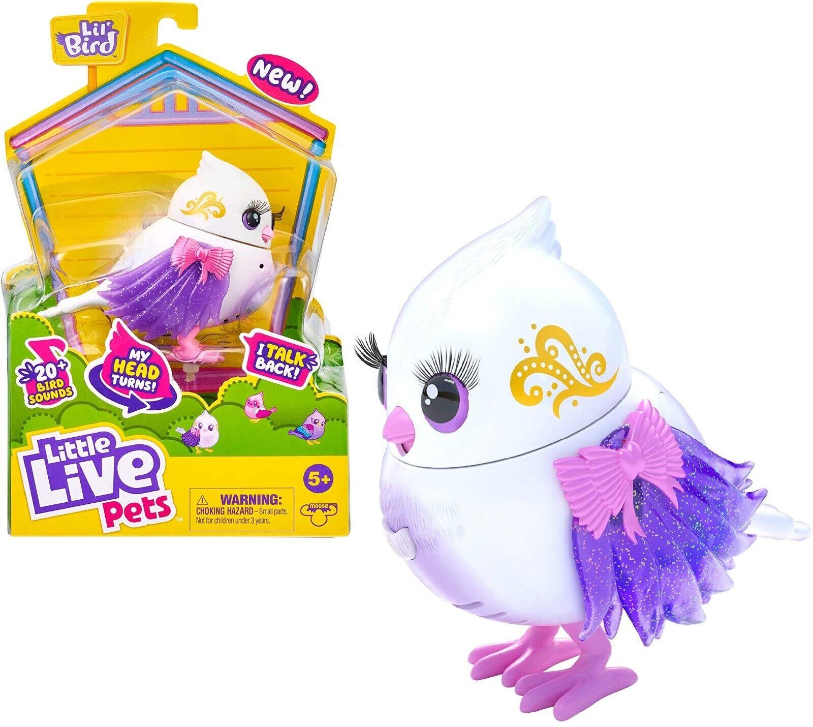 Little Live Pets Lil Bird- Tweeterina- Ages 5+ New Toy Pet Talk Play