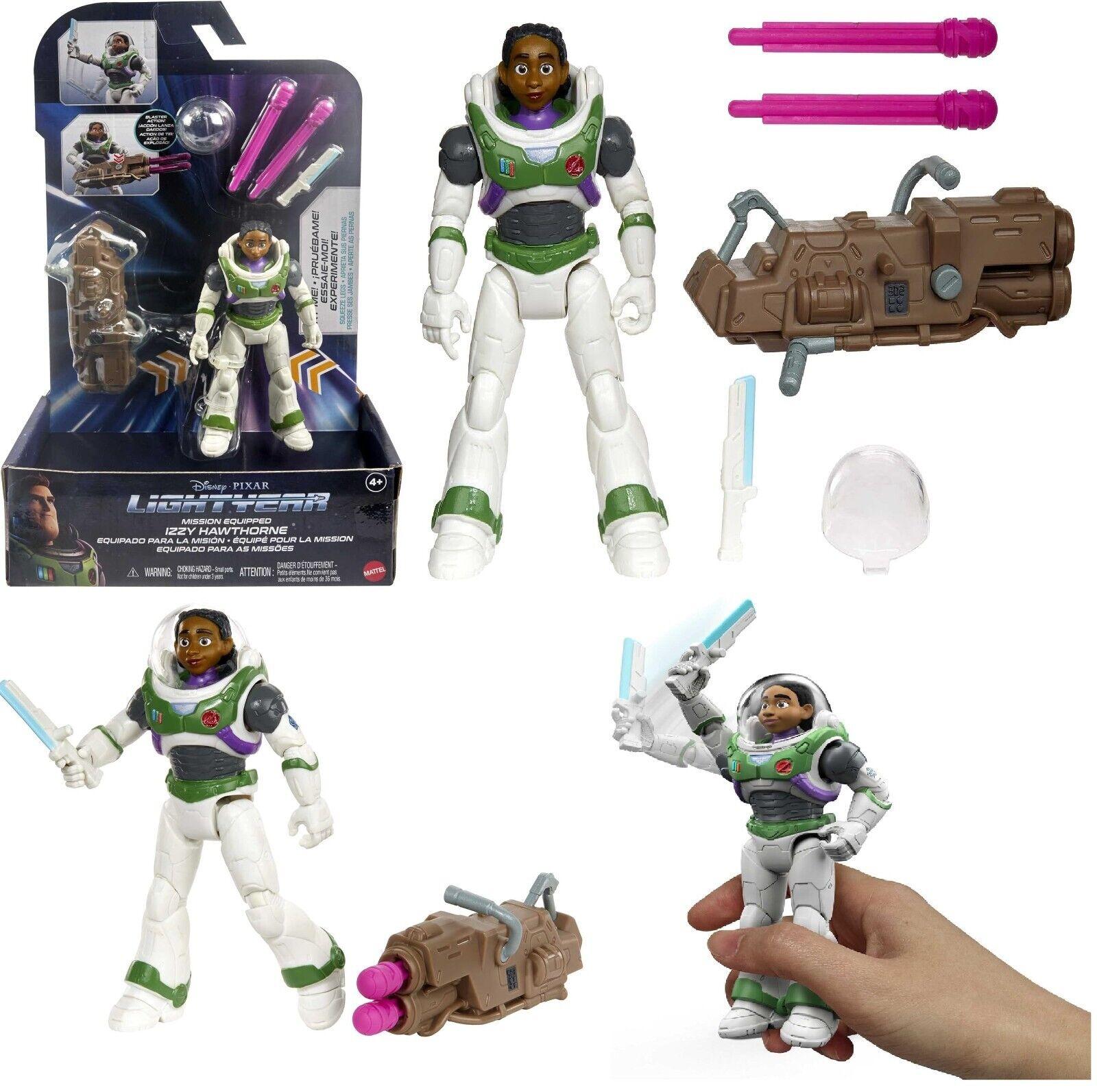 Disney Pixar Lightyear Izzy Hawthorne Figure with Laser Blade 12 Posable Joints