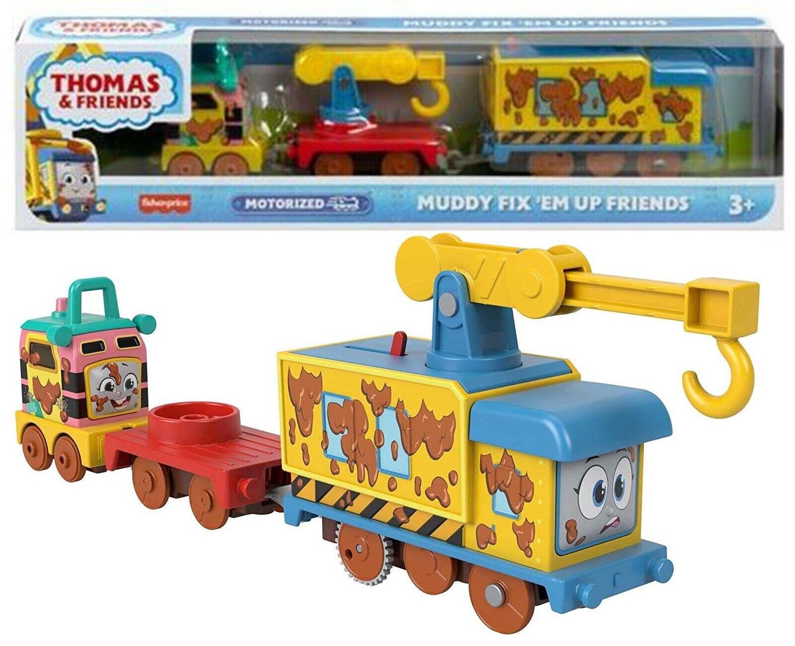 Thomas & Friends Motorised Trackmaster New Train Track Metal Engine Diecast Car Moments Muddy Fix 'Em Up