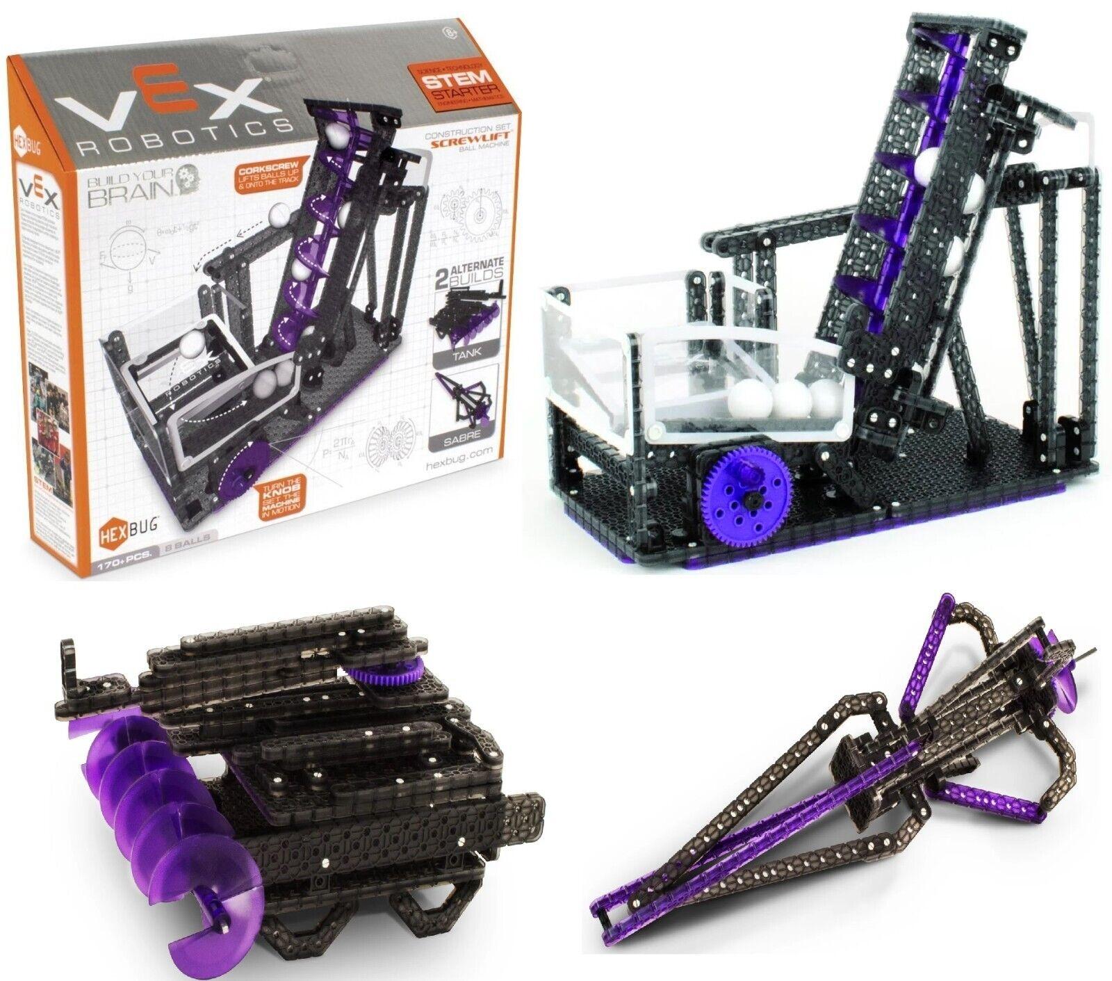 Hexbug Vex Robotics Screw Lift Ball Machine Construction Set Ages 8+ Project Fun
