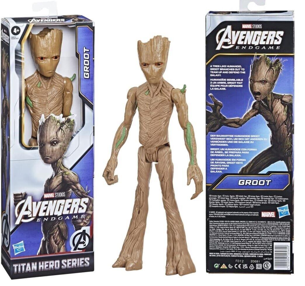 Marvel Avengers Titan Hero Series Groot Toy 12-Inch-Scale Avengers Endgame Play