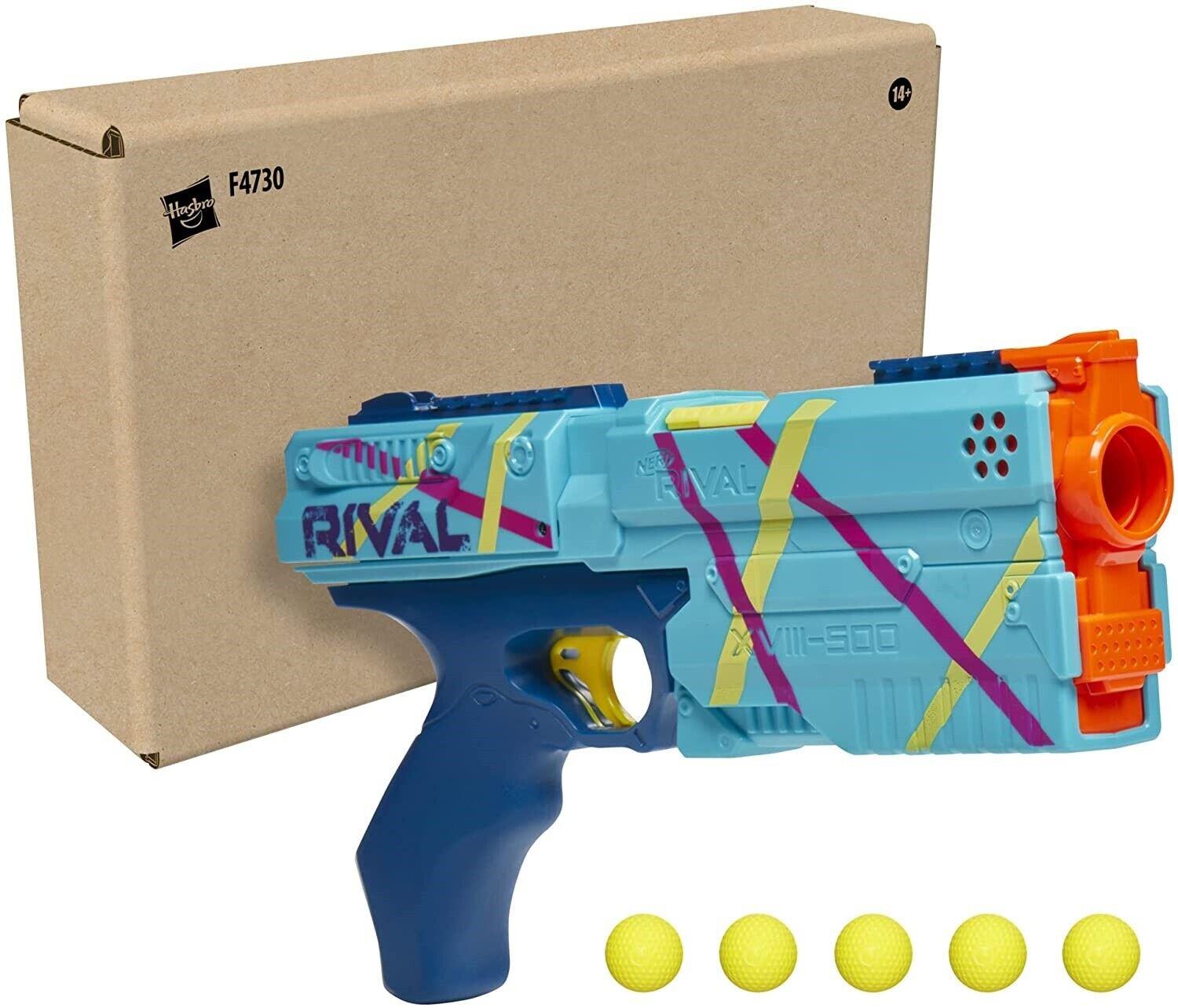 NERF Rival Kronos-Teal XVIII-500 Blaster-Ages 14+ Toy Gun Fire Play Fight