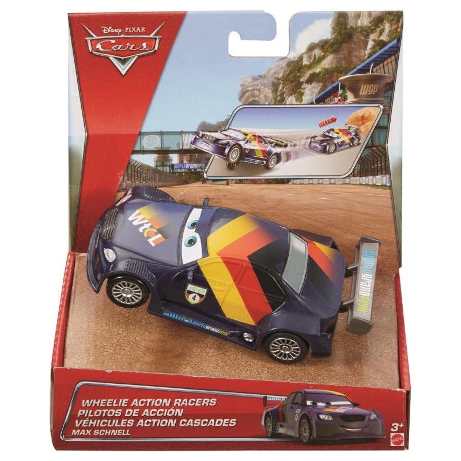 Disney Cars Pull Back Wheelie Action Racers Ages 3+ Lightning Mcqueen Snot Rod