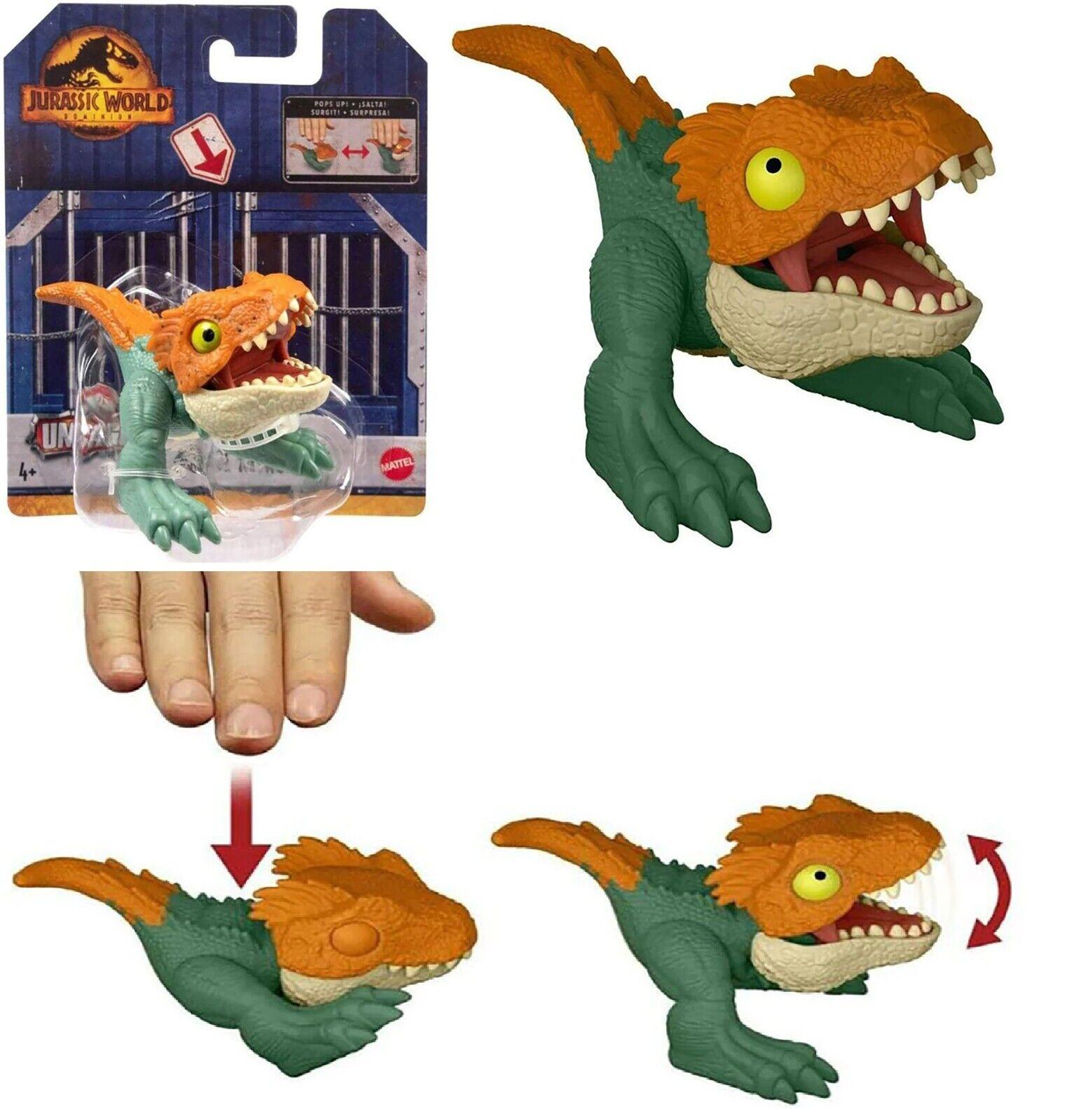 Jurassic World Moros Intrepidus Uncaged Wild Pop Ups Assorted Dinosaur Ages 4+ New Toy Dino Play