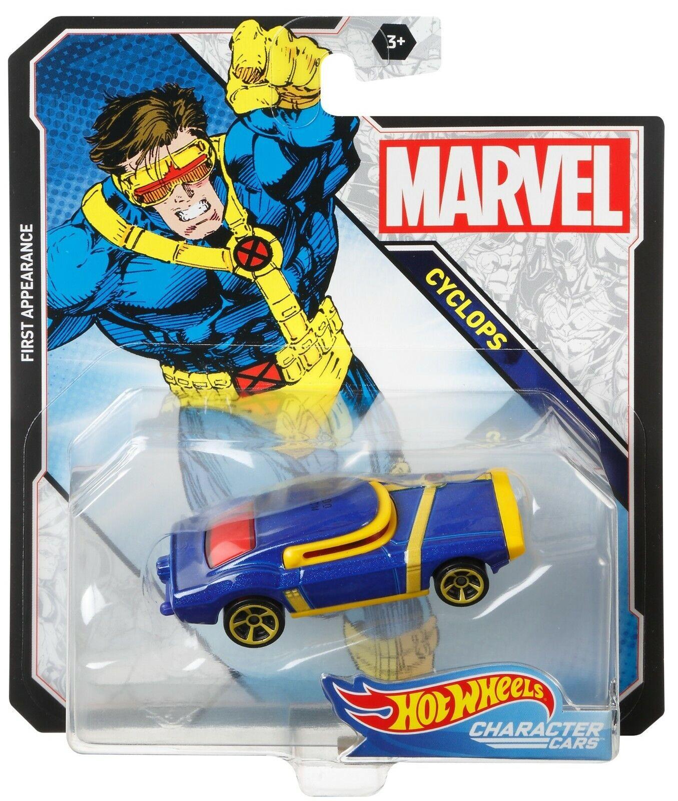 Hot Wheels Marvel Car 3+ Toy Cyclos Character Car Race Fun