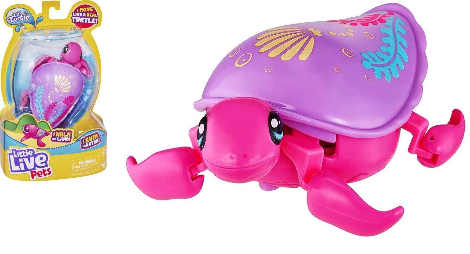 Little Live Pets Turtle Interactive Ages 5+ Toy Swim Water Play Gift Pet Sand
