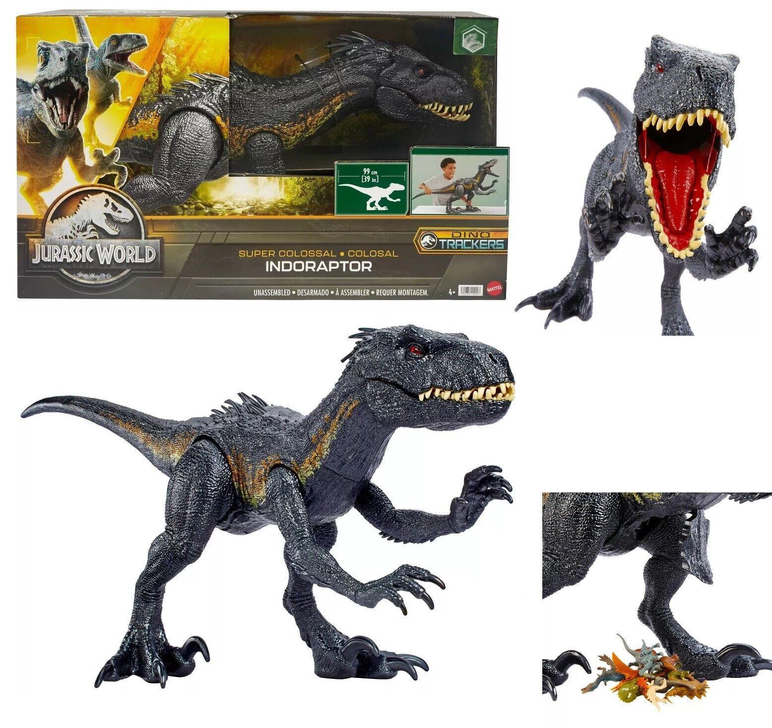 Jurassic World Dominion Large Dinsoaur Indoraptor Toy Super Colossal Indominus Rex Dino Fun