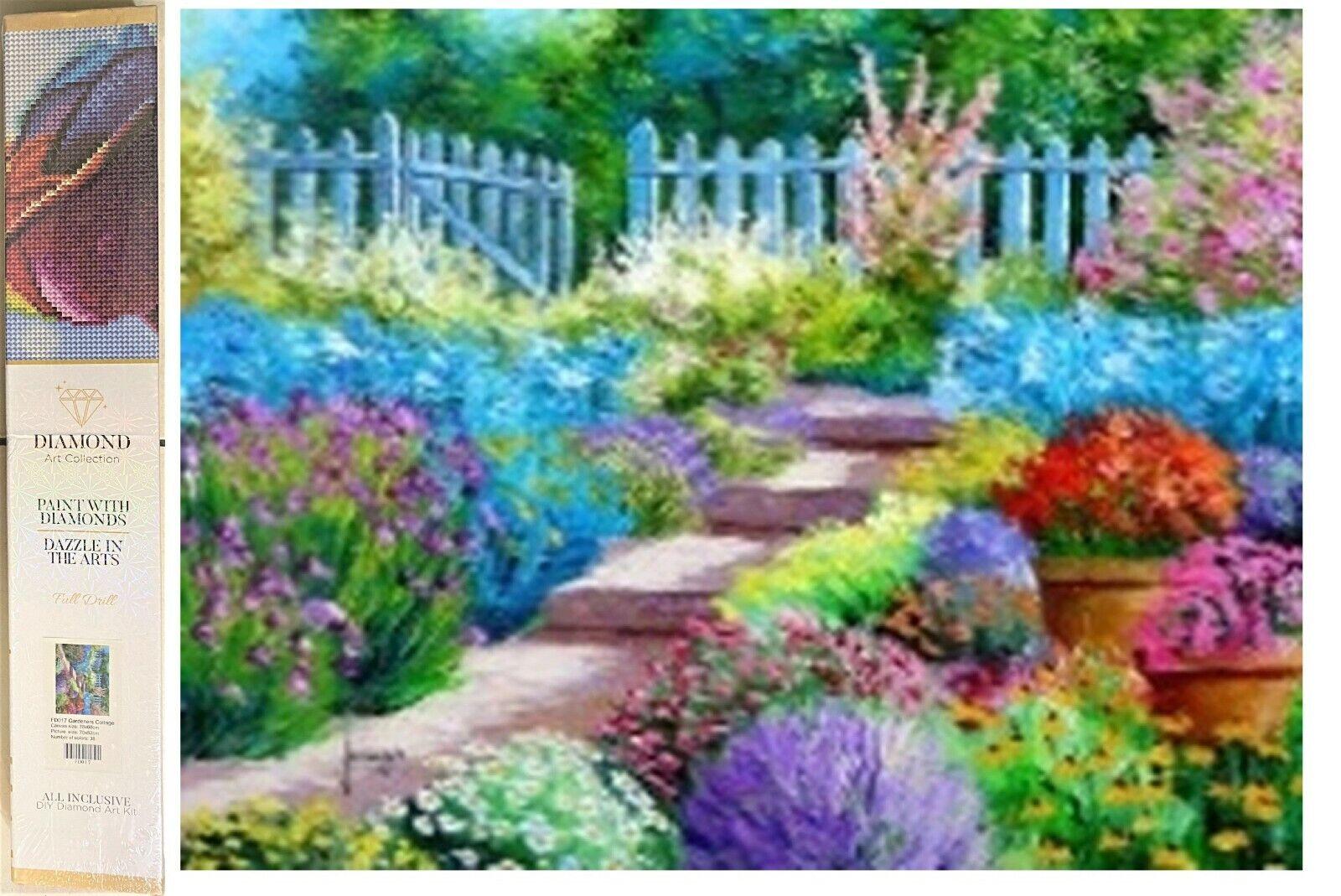 Diamond Art Collection Garden Cottage Painting kit