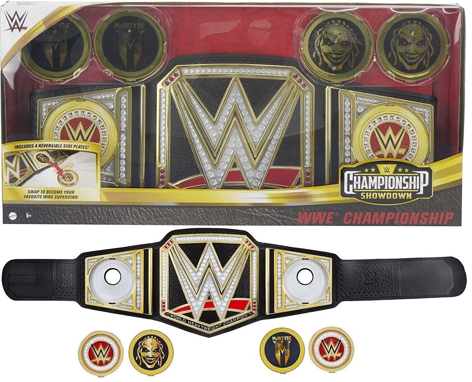 WWE World NWO NXT Championship Belt Ages 8+ Toy Fight Play Ring Trophy Leather