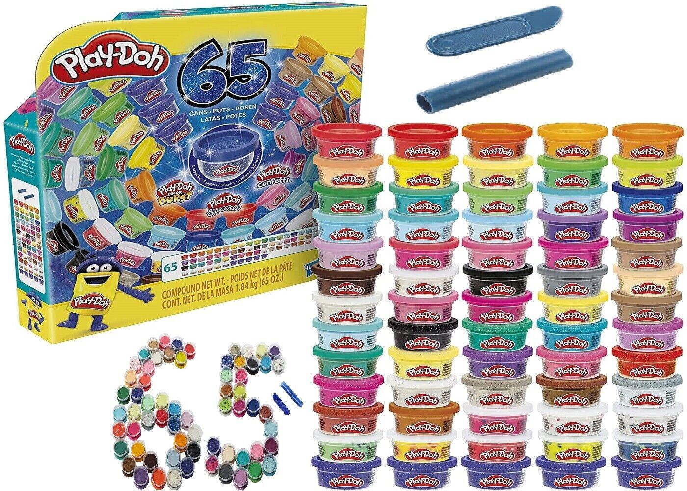 Playdoh Ultimate Color Collection 65 Pack of Modeling Compound Ages 3+ Toy Build