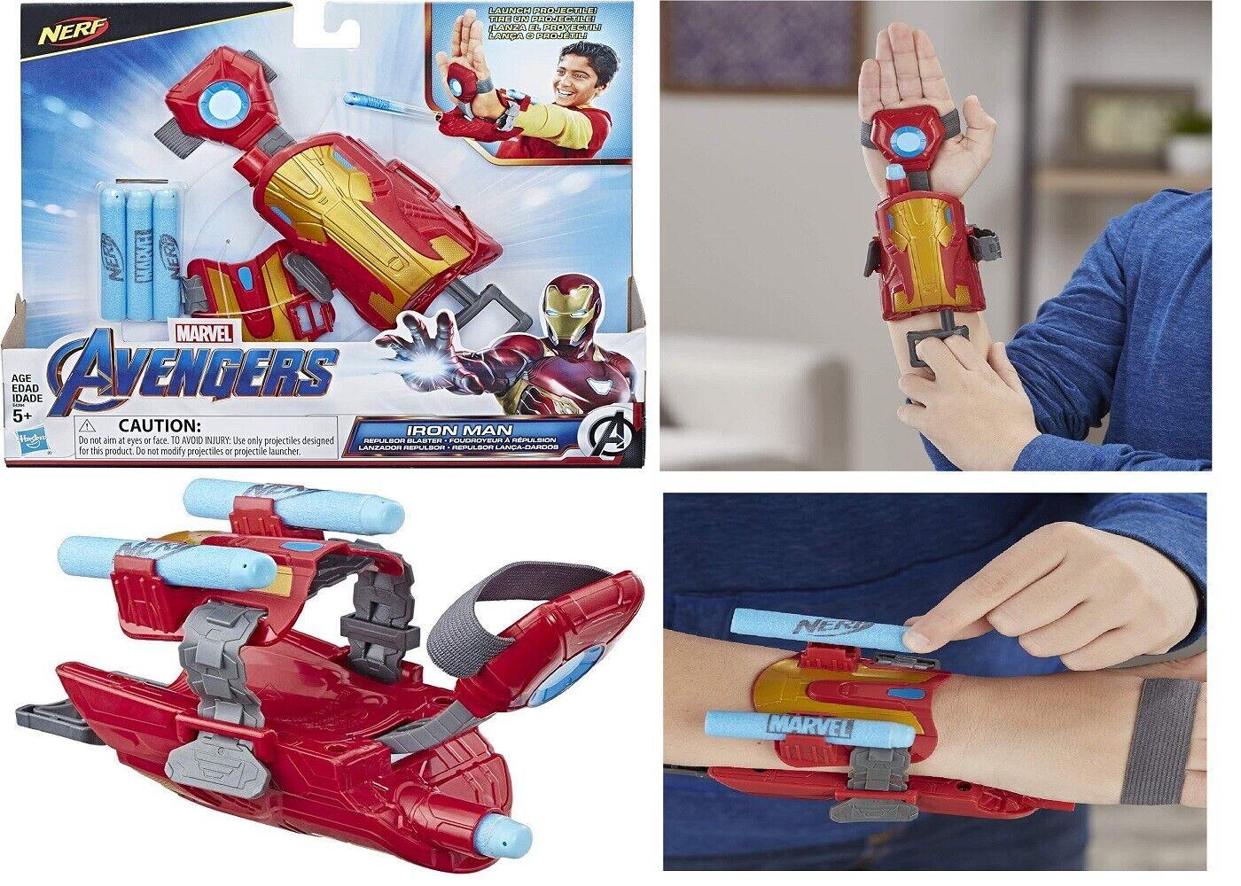 Avengers Marvel Iron Man Blast Repulsor Gauntlet Ages 5+ New Toy Ironman Darts