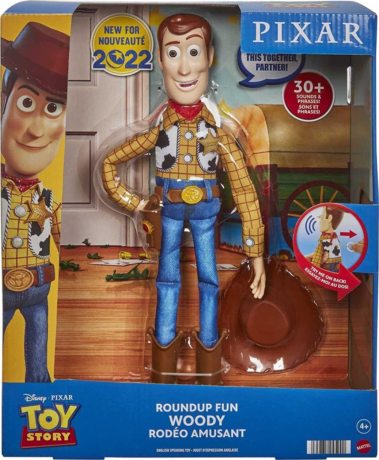 Disney Toy Story-Round Up Woody-Talking Action 4+ Doll