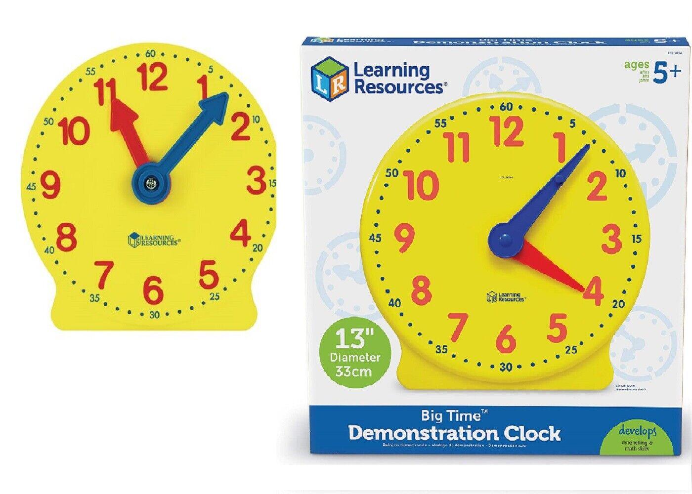 Learning Resources Big Time Learning Clock Ages 5+ Toy Watch Learn Pre School
