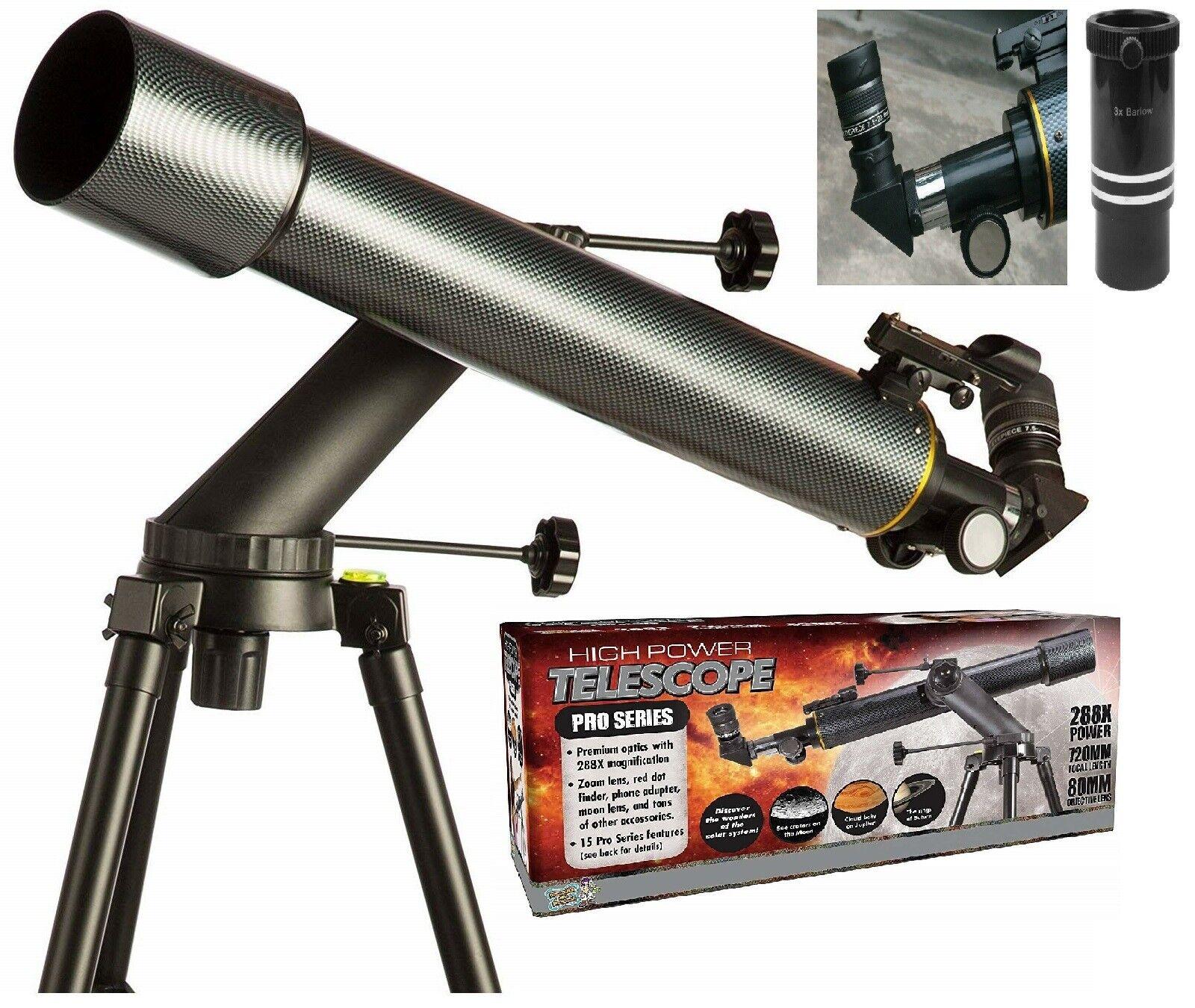 Discover with Dr Cool PRO Telescope Ages 14+ Power Solar System Science Project