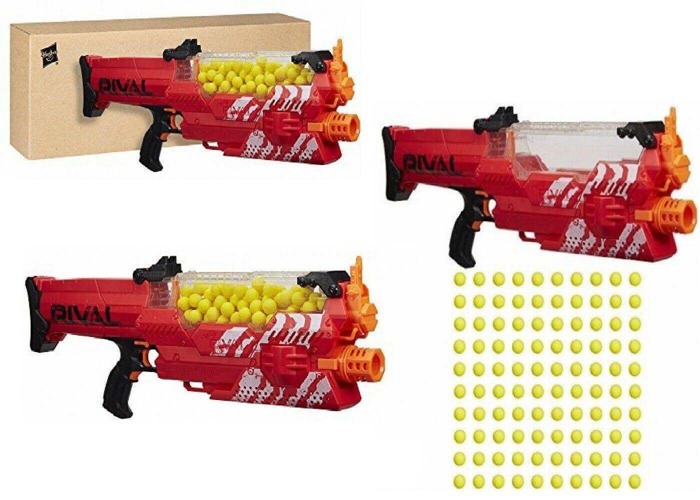 Nerf Rival Nemesis Red MXVII-10K Blaster Ages 14+ Toy Gun Play Fire 100 Rounds Gift