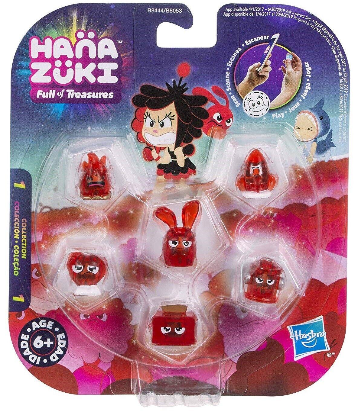 Hanazuki Treasures 6 Pack Ages 6+ Toy Fiesty Fury Game Play Doll Gift