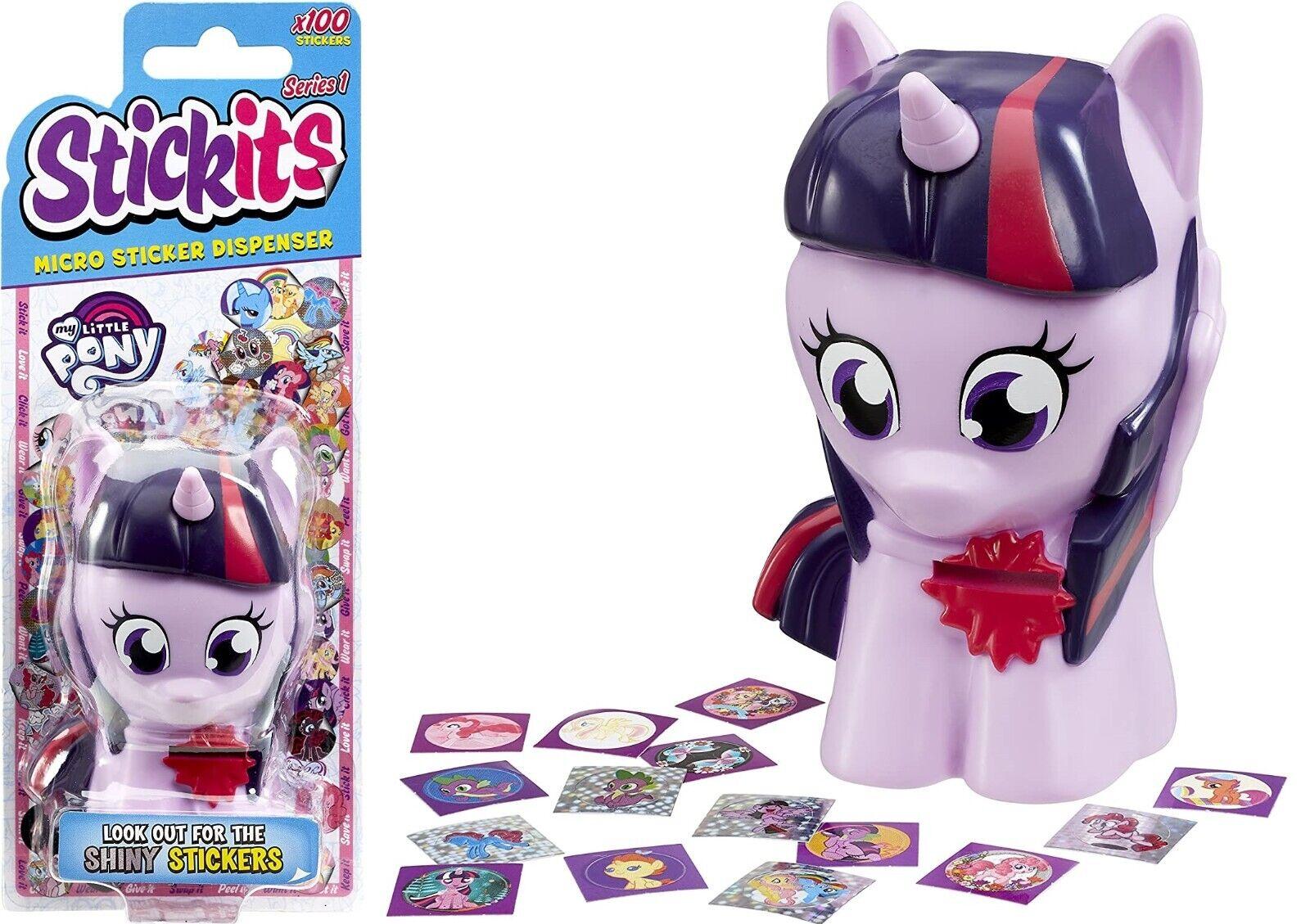 Stickits 100- Little Pony Twilight Sparkle - Disney micro Stickers dispenser activity toys