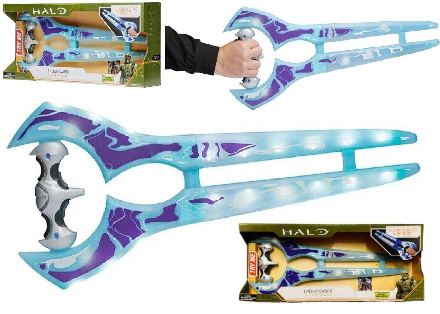HALO Energy Sword Roleplay Weapon Sound Light Effects Ages 8+ New Toy Lightsaber