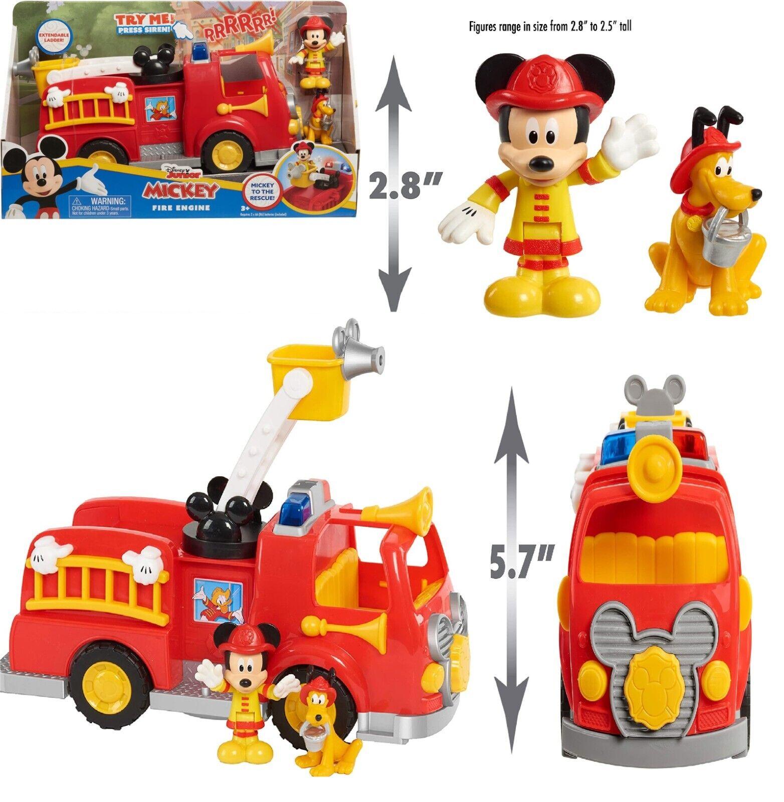 Disney Mickey Mouse Mickey Fire Engine Vehicle Ages 3+ New Toy Truck Clubhouse