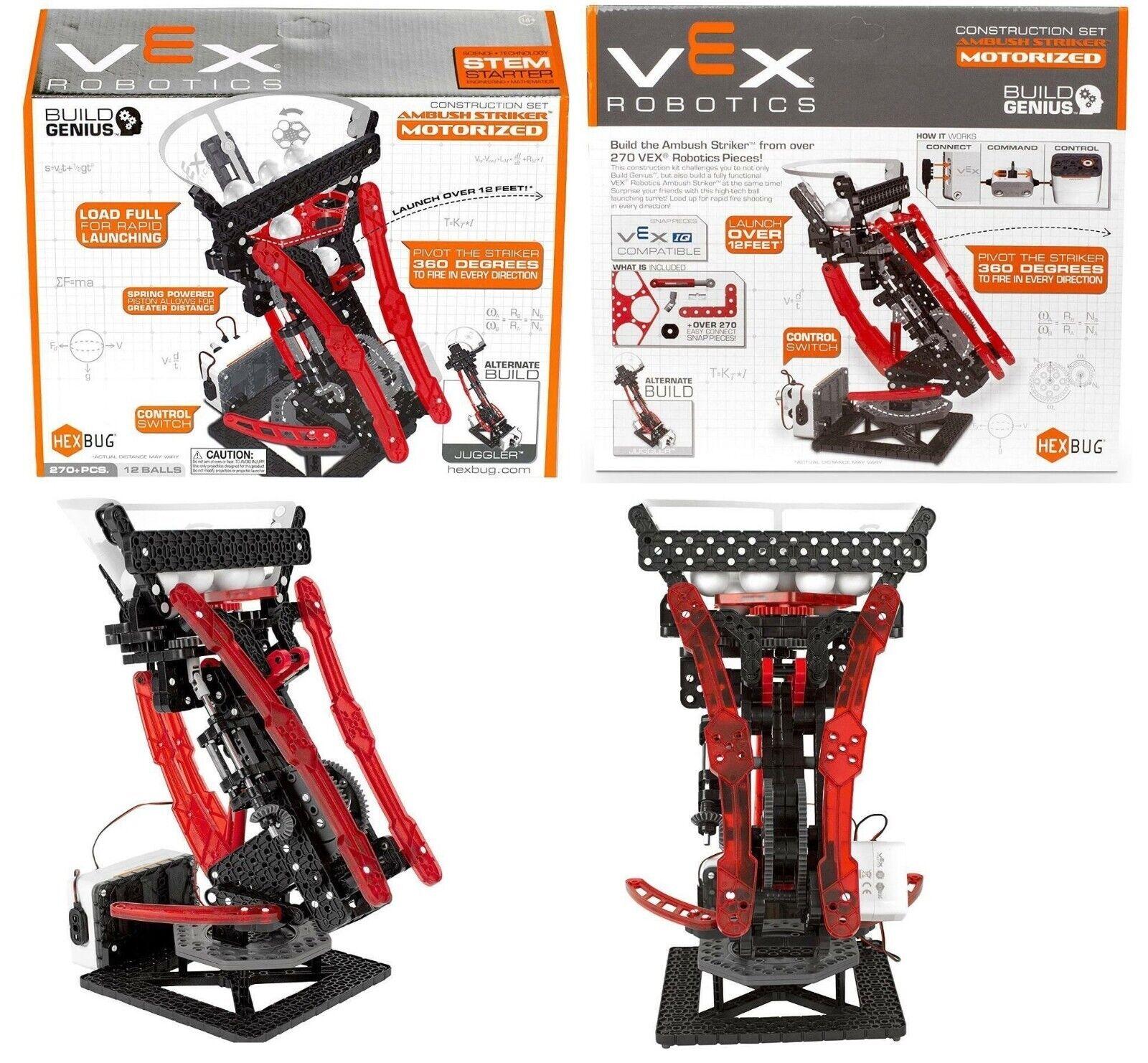 Hexbug Vex Robotics Ambush Striker Motorized 270 Pieces Ages 14+ Toy Ball Blast