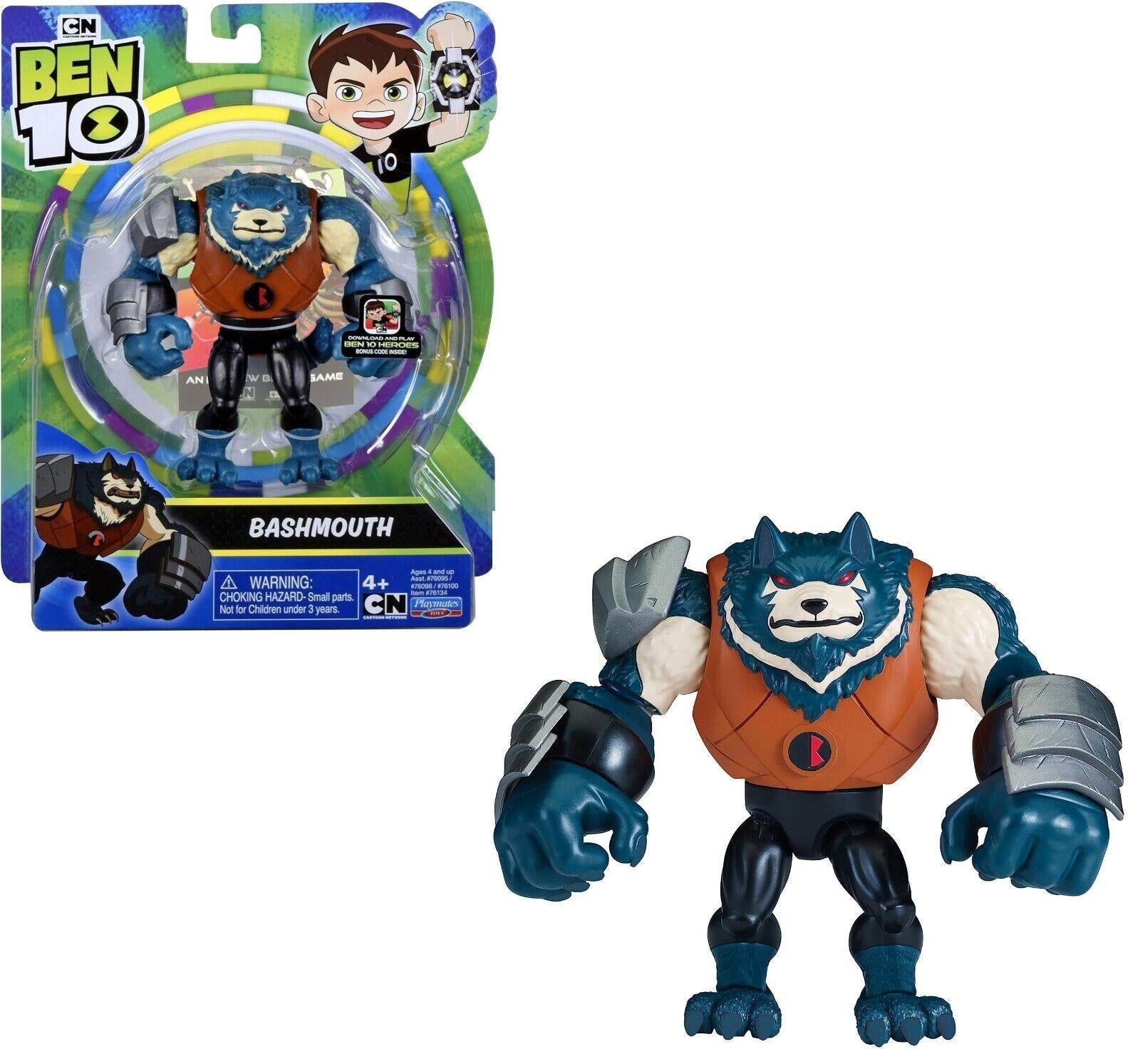 Ben 10 BashMouth Cartoon Network Play Gift Assorted Ages 4+ New Toy
