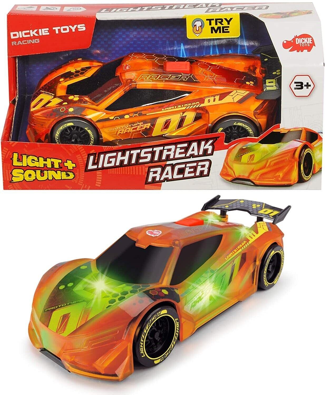 Dickie toys racing series-lightstreak racer- try me light + sound toys