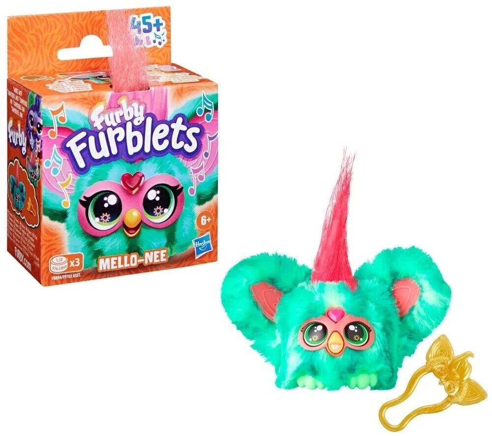 Furby Furblets Mini Electronic Plush Toy Assorted Ages 6+ New Toy 45+ Sounds - Mello-Nee