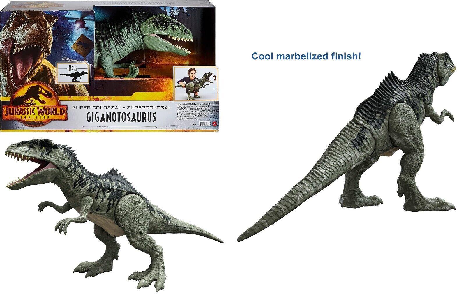 Jurassic World Dominion Large- Giganotosaurus -Dinsoaur Toy Super Colossal Rex Dino Fun