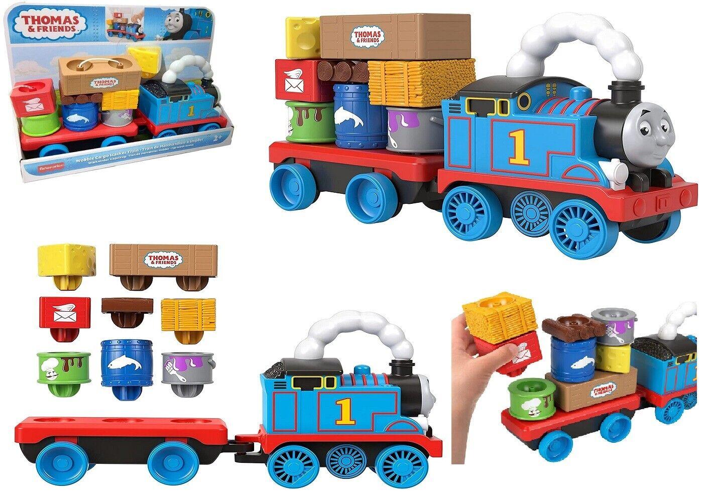 Thomas & Friends Wobble Cargo Stacker Train Push-Along Engine Ages 2+ Toy Race