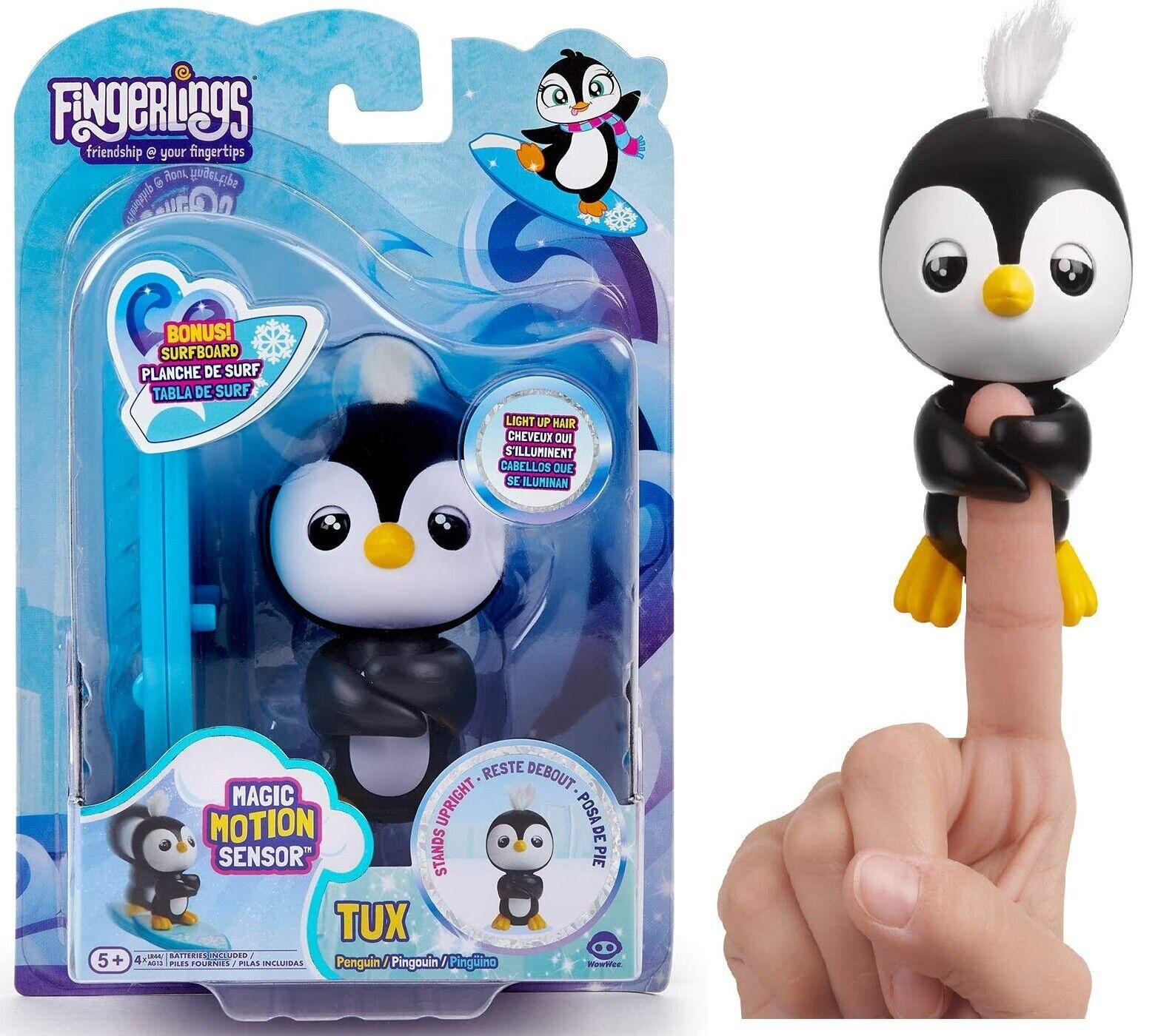 WowWee Fingerlings-Penguin Tux -Toy 5+ year Electronic Pet