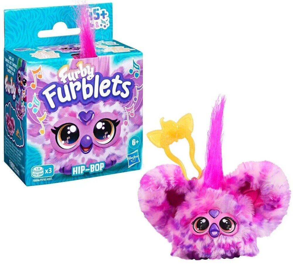 Furby Furblets Mini Electronic Plush Toy Assorted Ages 6+ New Toy 45+ Sounds - Hip-Bop